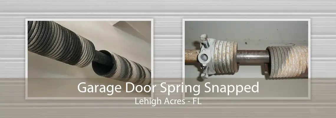 Garage Door Spring Snapped Lehigh Acres - FL