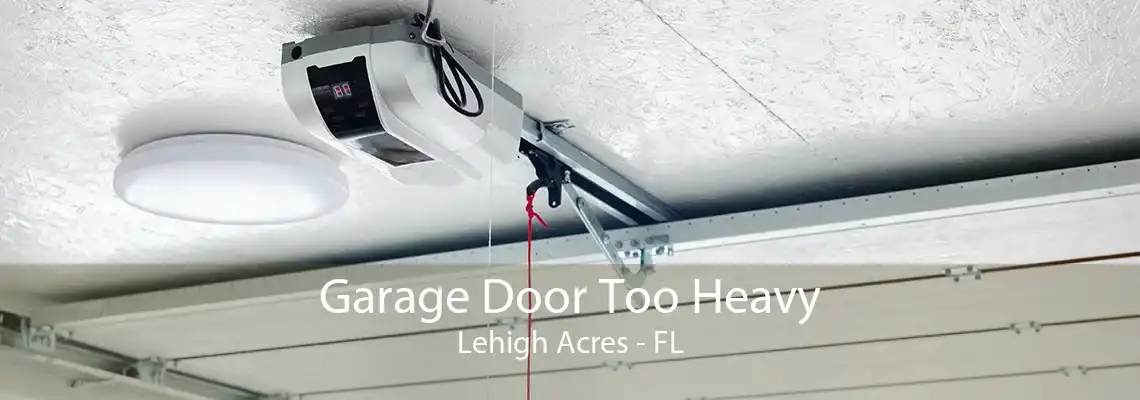 Garage Door Too Heavy Lehigh Acres - FL