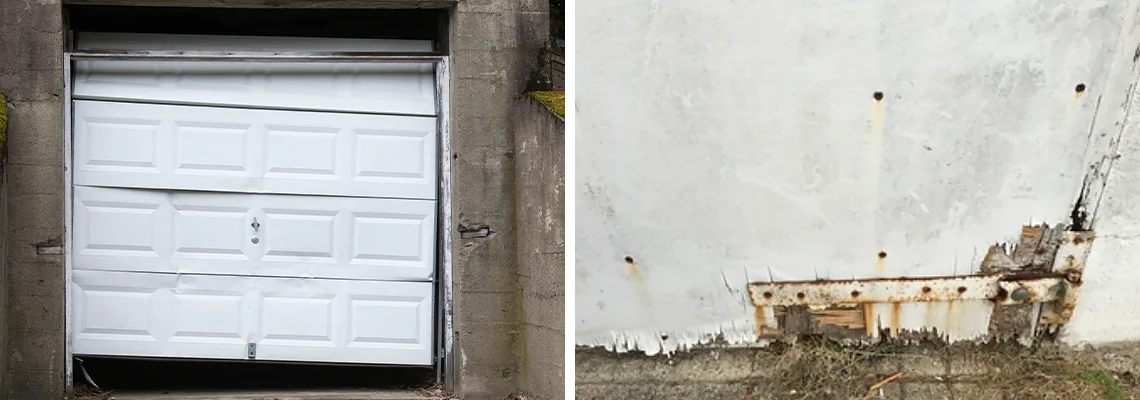 Rotten Commercial Garage Door Repair in Lehigh Acres, FL
